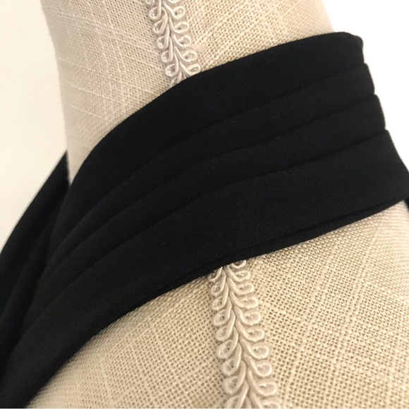 Black Rachel Roy midi dress in size small with slit at the bottom back. - Picture 6 of 14